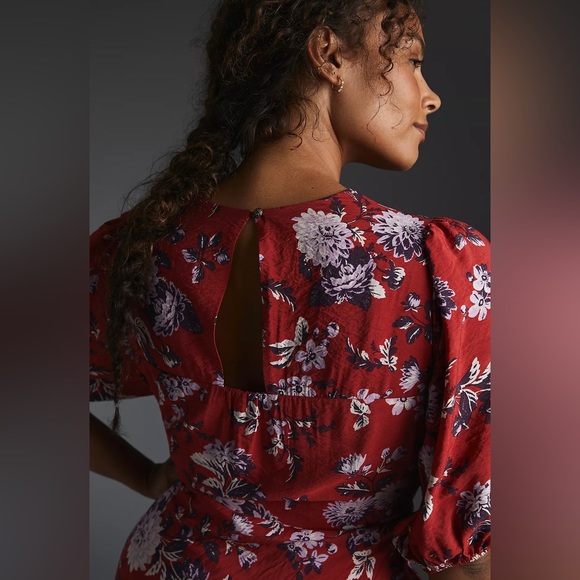 Anthropologie Maeve Puff-Sleeve Dress - Picture 12 of 16